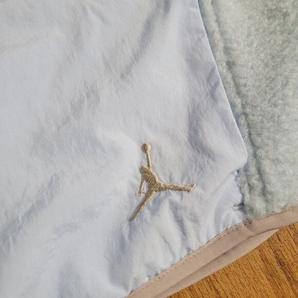 Air Jordan 1 2 3 4 5 6 11 13 OG Retro UNC Cozy Fleece Women's Anorak Hoodie M - Picture 6 of 8